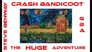 Crash Bandicoot: The Huge Adventure on Game Boy Advance (GBA)