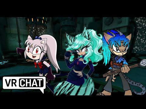 Sailor Peace, Rosaria, and Mitsuhide Investigate the Prison - VRChat