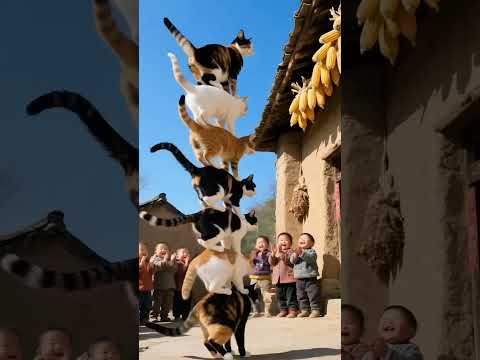 children viral video 7 cats