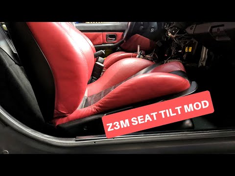 How to Add a Seat Tilt Mod on a BMW Z3 M Roadster