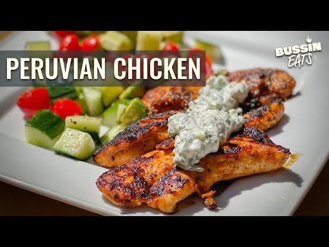 Let's Make Peruvian Spicy Chicken With Green Sauce I Bussin Eats