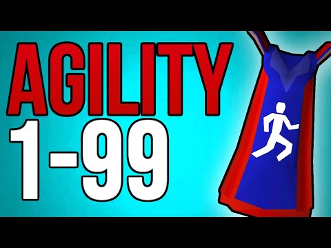 Part of a video titled OSRS 1-99 Agility Guide (Fast/High GP/Efficient) - YouTube