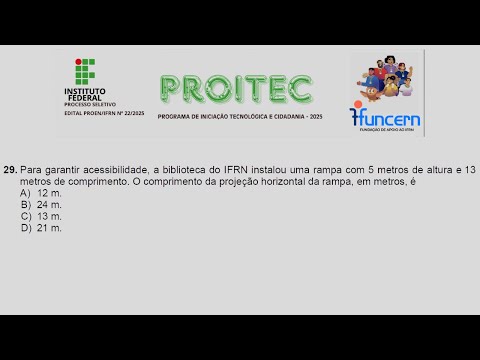 🟢Q29 - PROITEC 2025 - PYTHAGOREAN THEOREM
