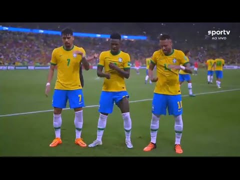 Brazil vs Chile(4-0), ,World cup Qualified 2022...