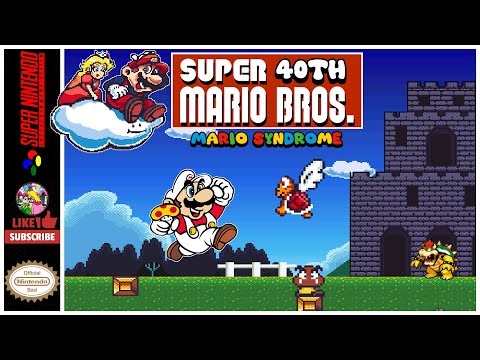 Super Mario Bros. 40th - Mario Syndrome (SMW Hack) | Full Gameplay