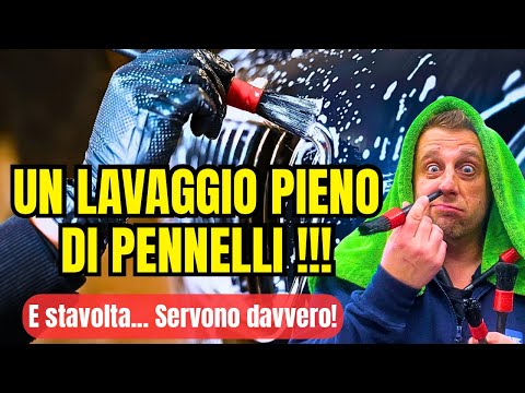 A WASH FULL OF BRUSHES! And this time they're really needed! Car Detailing Pre-Polishing Wash