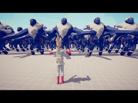 Super Peasant VS 100 ICE GIGANT. totally accurate batller simulator