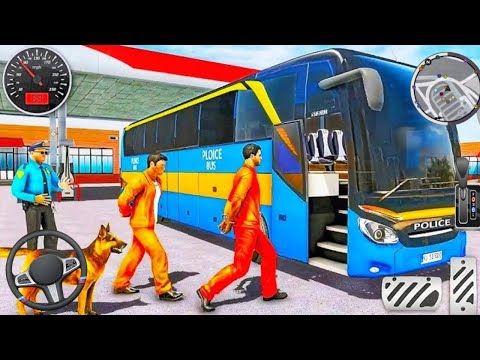 Police Bus Driving Simulator - Ultimate Cop Bus Prisoner Transporter Driver 2025- Android GamePlay