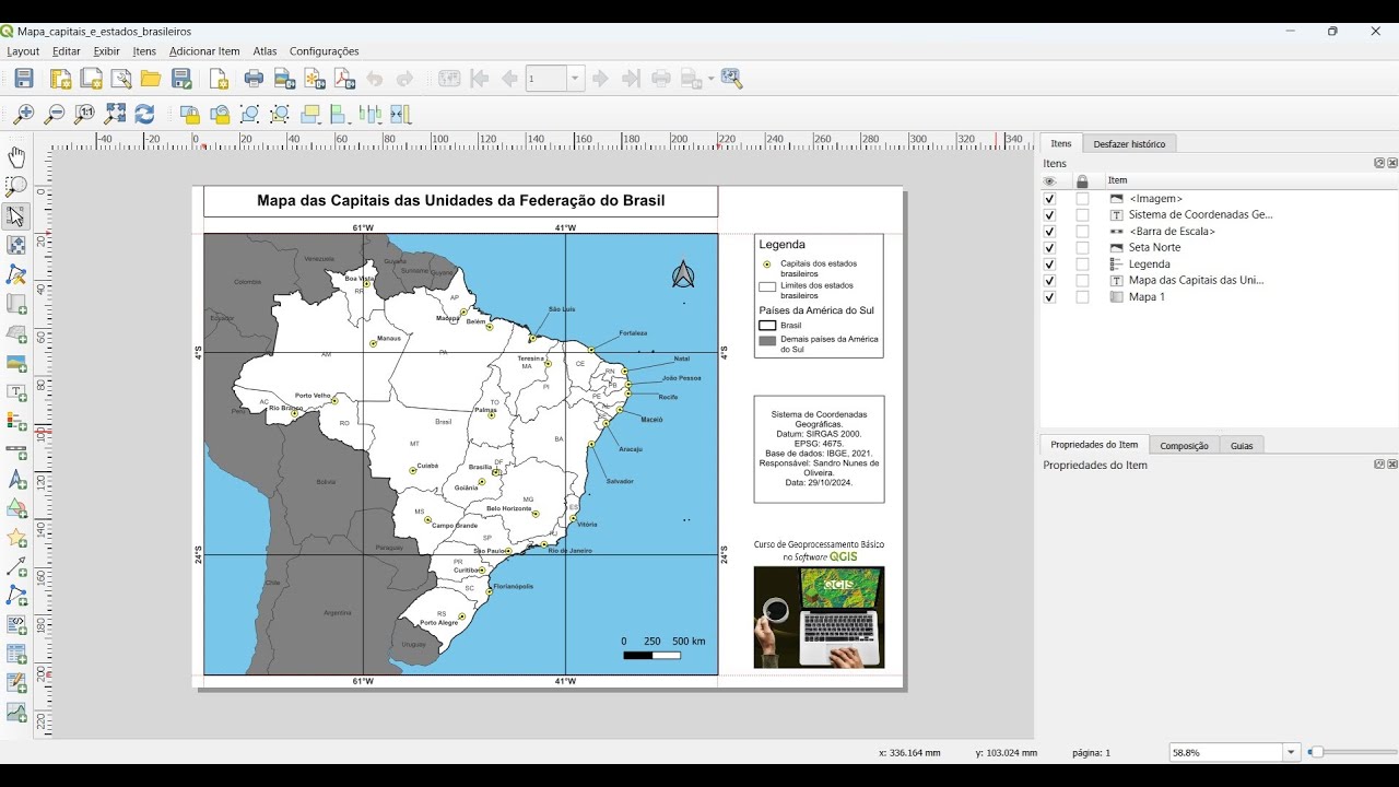 Encontro síncrono 29/10/2024 - FIC Geoprocessamento Básico no Software QGIS (2024/2)