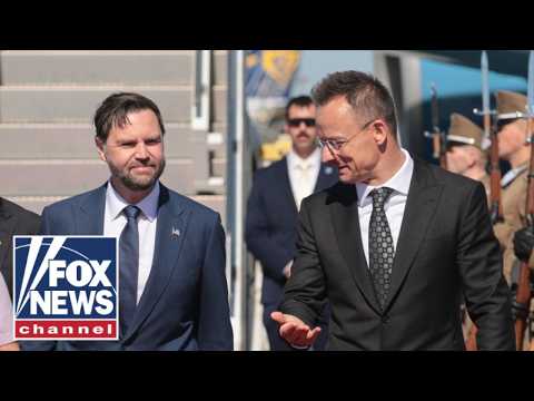 JD Vance delivers remarks with Hungarian PM Viktor Orbán