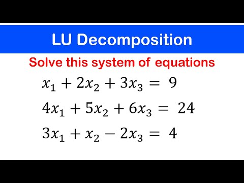 ????03a - LU Decomposition : Example 1