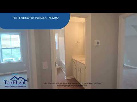 58 E. Fork Clarksville, TN property video