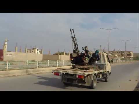 التصدي للطيران الحربي في مدينة الميادين من قبل كتيبة المهام الخاصة التابعة للواء الأمة في دير الزور