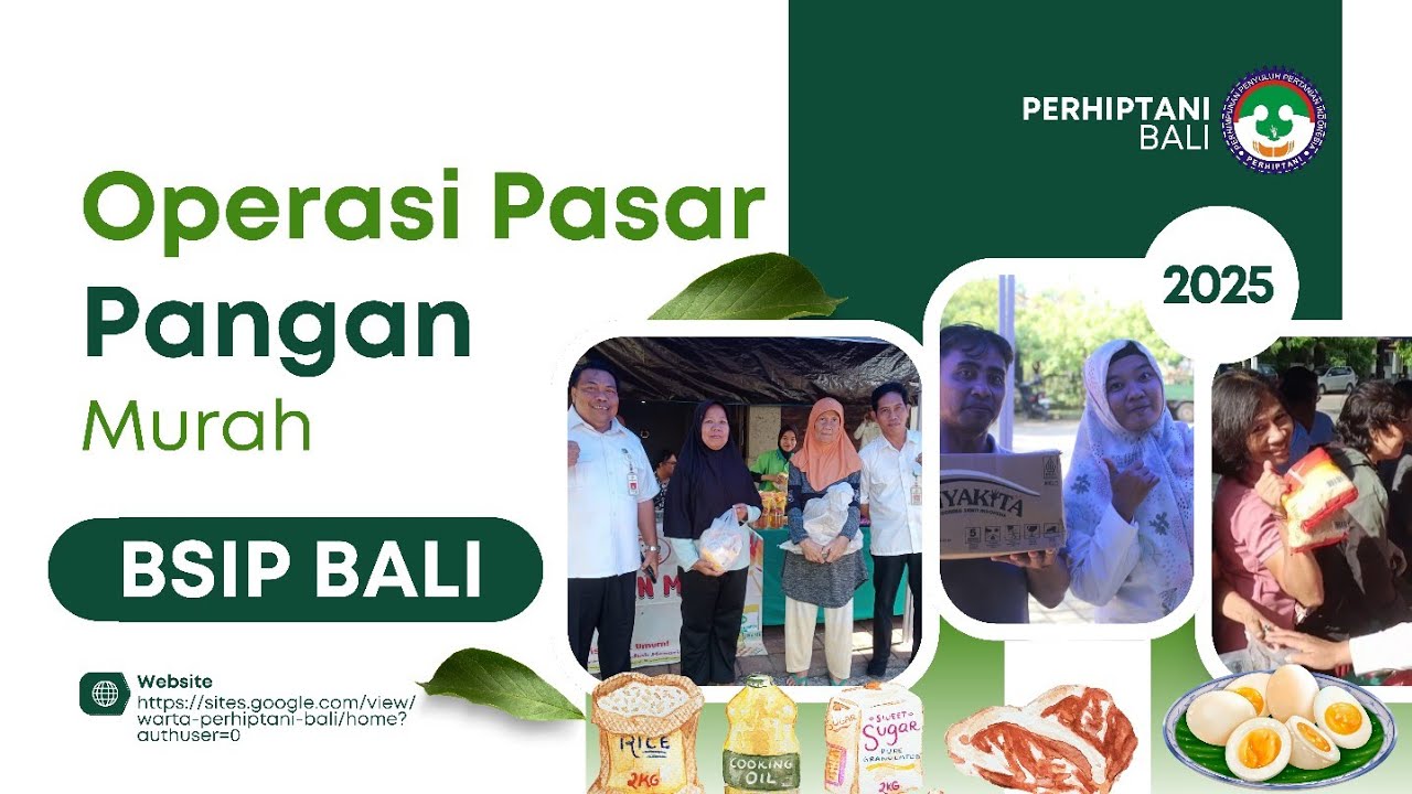 BSIP BALI, Gelar Operasi Pasar Pangan Murah