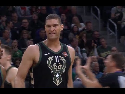 Brook Lopez Highlights vs Warriors RS19G24 - 14 Pts, 1 Blk (07.12.18)