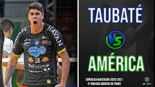 Taubaté x América Montes Claros | Melhores Momentos | QF3 | Superliga Masculina 20/21