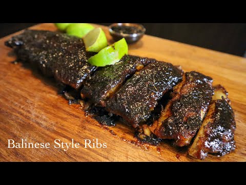 Balinese Style Oven Baked Pork Ribs From Indonesia | Probably The Best Rib Sauce In The World