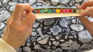 ZHOYIMIMI DIY Coloring Blanket for Adults, Color Your Own Blanket with 12 Markers, Washable Cozy Vel