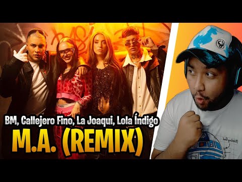REACCION a MA (REMIX) - BM, Callejero Fino, La Joaqui, Lola Índigo