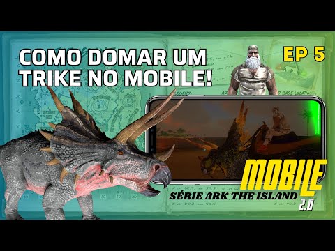 Como domar um trike no ark MOBILE! Série ARK SURVIVAL EVOLVED MOBILE! Ep 5