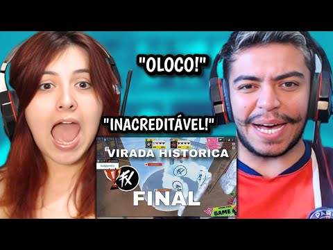 ULTIMA QUEDA DO MUNDIAL DE FREE FIRE 2024 - VIRADA HISTÓRICA (FLUXO BI CAMPEÃO) | REACT