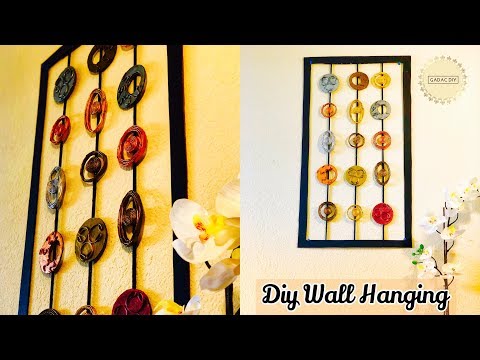 Wall Hanging Ideas DIY | Newspaper Wall Hanging | Craft Ideas for Home Decor | Wall Hanging Crafts Video