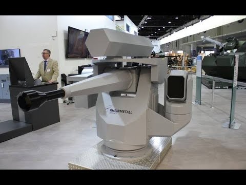 Rheinmetall RCWS...Natter 7.62x51mm Weapon Station and SeaSnake MLG 27NG Naval Medium Calibre Gun.