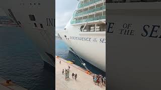 Mariner of the seas together with Independence of the seas 💪❤ #cruiseship #seaman #yt #ytshorts