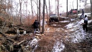 preview picture of video 'Lifted XJ Coming down Rocker Nocker at SMORR'