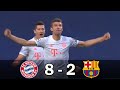 Barcelona Vs Bayern Munich 2-8 - UCL 2020 Quarter-Final Highlights (14/8/2020)