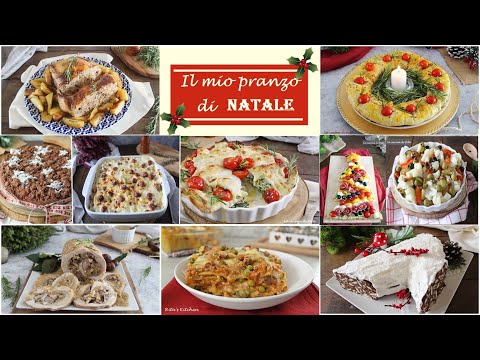 IL MIO PRANZO DI NATALE 🎄 ricette facili e d'effetto dagli antipasti ai dolci- La cucina di Rita