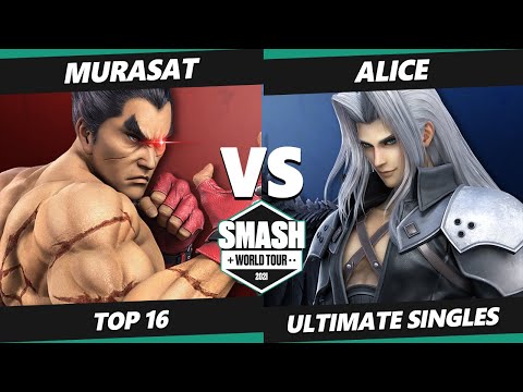 SWT East Asia Top 16 - Murasat (Ice Climbers, Kazuya) Vs. Alice (Sephiroth) Smash Ultimate