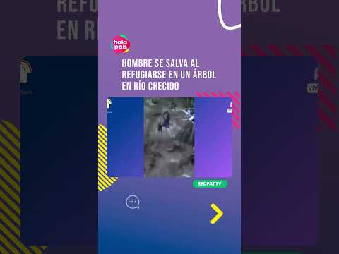 Hombre estuvo a punto de ser arrastrado por la crecida del río Tipuani