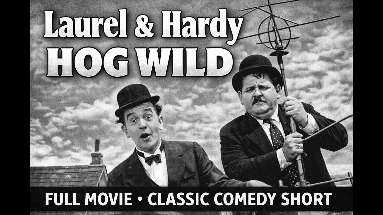 Laurel & Hardy – HOG WILD (1930) | FULL MOVIE | Classic Comedy Short I RESTORED VERSION
