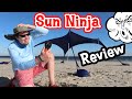 Sun Ninja Beach Tent (WIND TEST) Set Up & Review