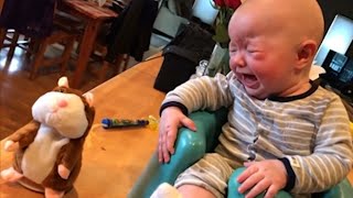 Baby Reaction To Toys.Best Of Funny Babies Scared Of Toys | Funny Baby Videos Compilation 2020