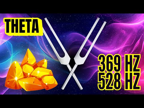 UNIVERSE WILL SEND YOU MIRACLES ✨ 369 Hz + 528 Hz Tuning Forks (Theta)