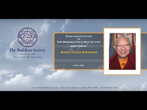 Shantideva's Guide to the Bodhisattva's Way of Life by Ringu Tulku Rinpoche - Lesson 6. Patience