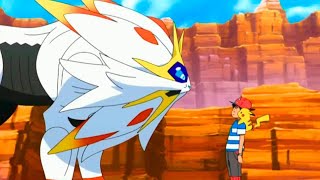 Nebby evolves into Solgaleo  [Eng dub] Pokemon sun and moon episode 52