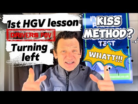 🚛 First HGV Lesson Milton Keynes POV – Mastering Tight Left Turns Like a Pro!