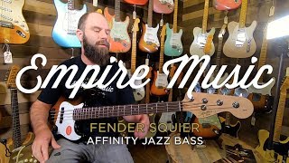 Video thumbnail for Fender Squier Affinity Jazz Bass - EMPIRE MUSIC by Empire Music