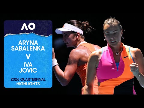 Aryna Sabalenka v Iva Jovic Highlights | Australian Open 2026 Quarterfinal