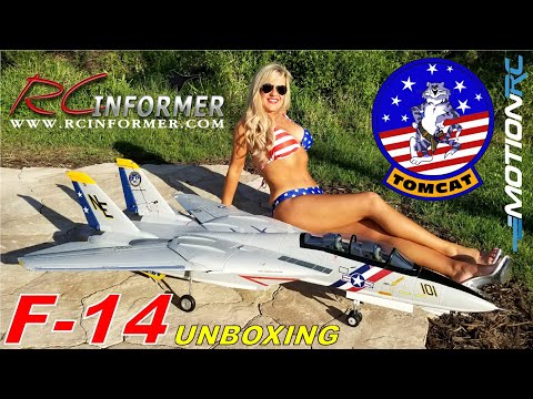 FREEWING F-14 TOMCAT TWIN 80MM UNBOXING By: RCINFORMER