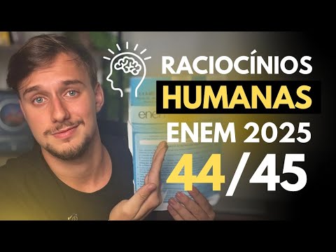 ✅ My REASONING to GET HUMANITIES in ENEM (+43 CORRECT ANSWERS)