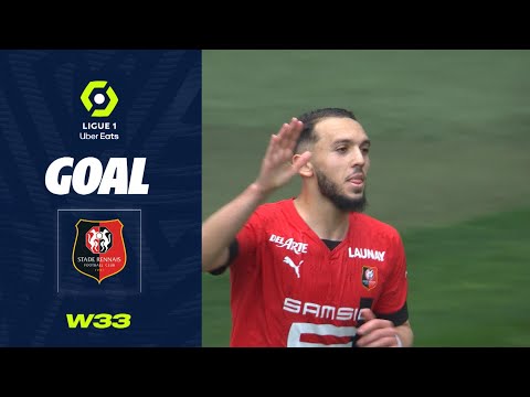 Goal Amine GOUIRI (25' - SRFC) STADE RENNAIS FC - ANGERS SCO (4-2) 22/23