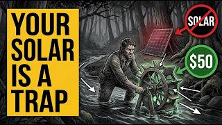The $50 Water Wheel That Beats Your $20,000 Solar Setup (Science Explained)