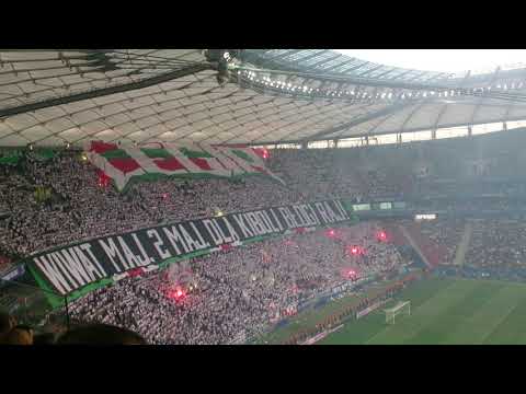 Lech Poznań - Legia Warszawa finał PP 2015 - oprawa Legii