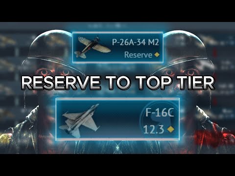 I played the entire US Fighter Line in War Thunder | Reserve to Top Tier Challenge