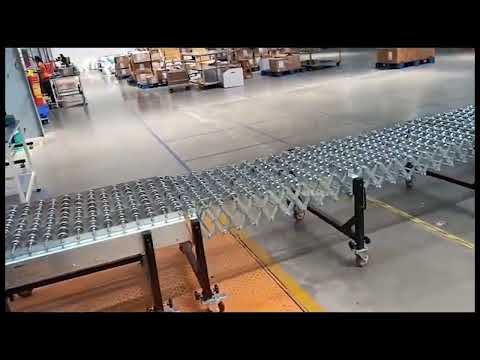 Flexible Gravity Skate Wheel Conveyor