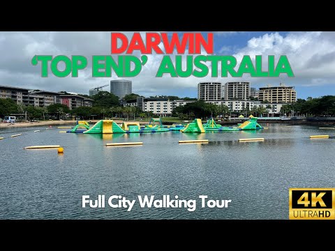 Darwin, Australia Full City Walking Tour | 4K 60FPS